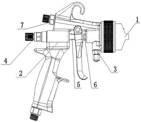 Test method for double-headed manual gun