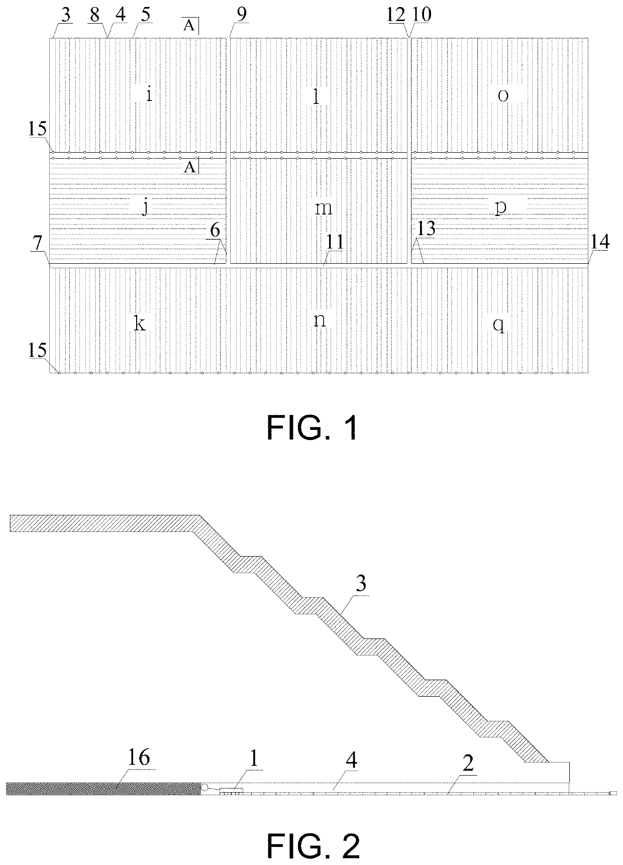 Method for radially mining open-pit end slope pressed coal