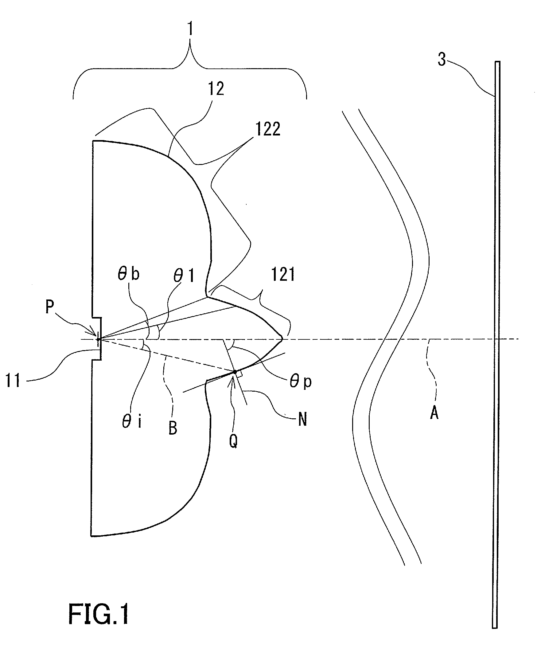 Lens for illumination, lighting device, surface light source, and liquid-crystal display apparatus