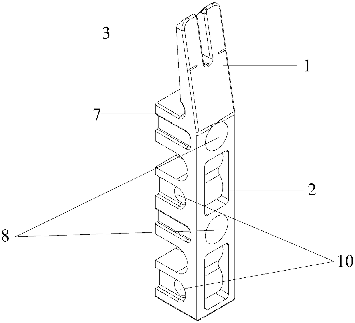 A furniture connector and its furniture connection structure