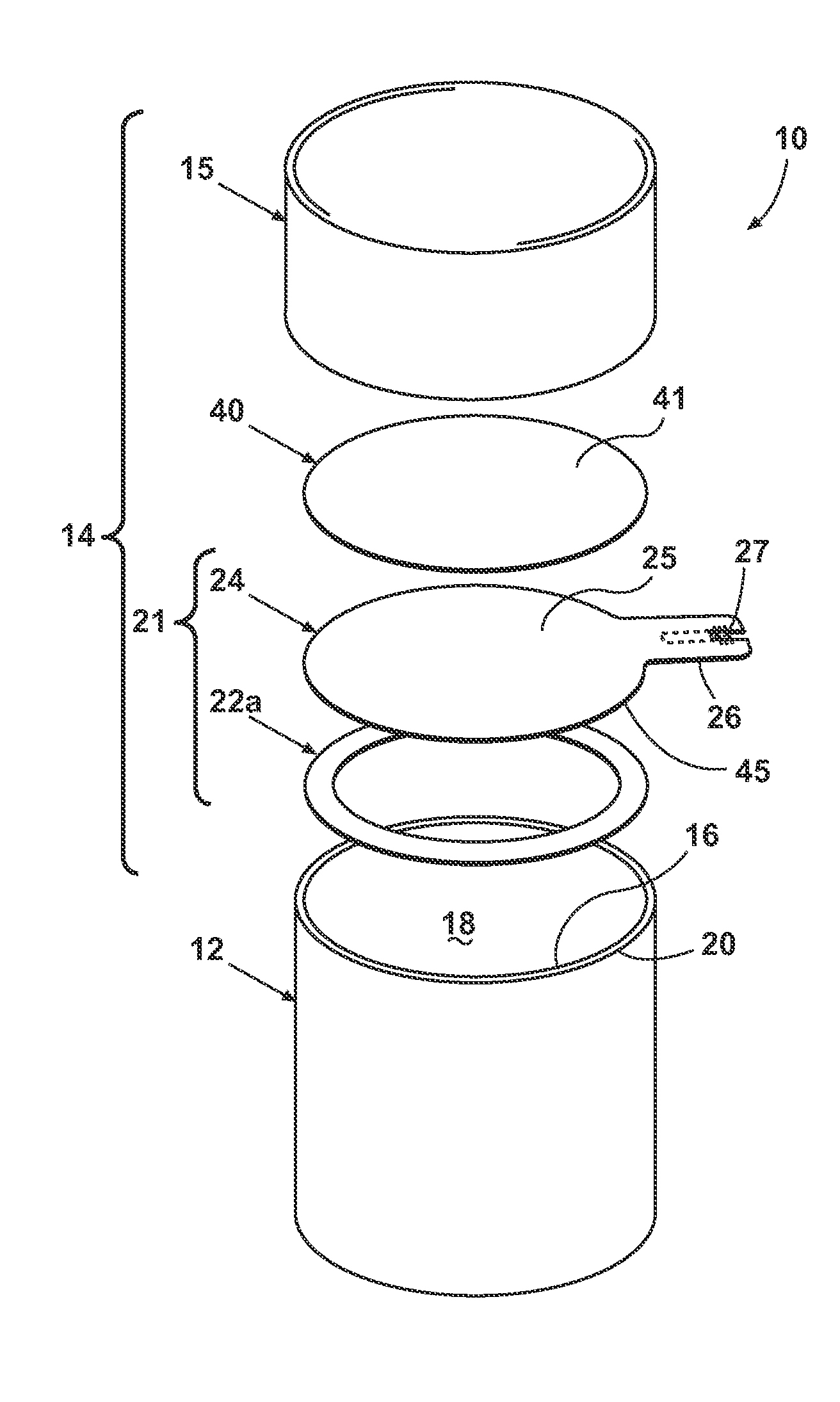Container seal with radio frequency identification tag, and method of making same