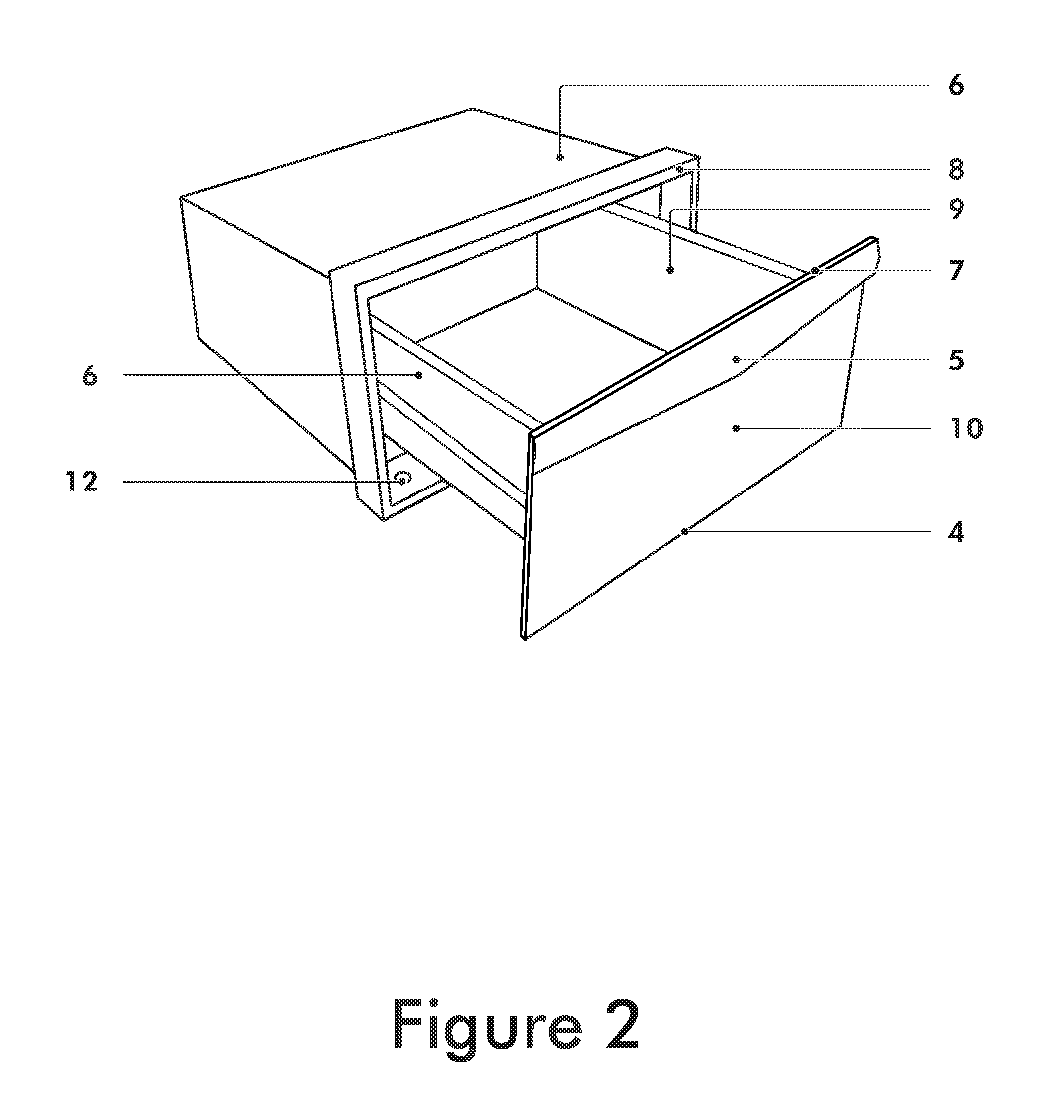 Method for perishable food or item in a container with a container storage technology
