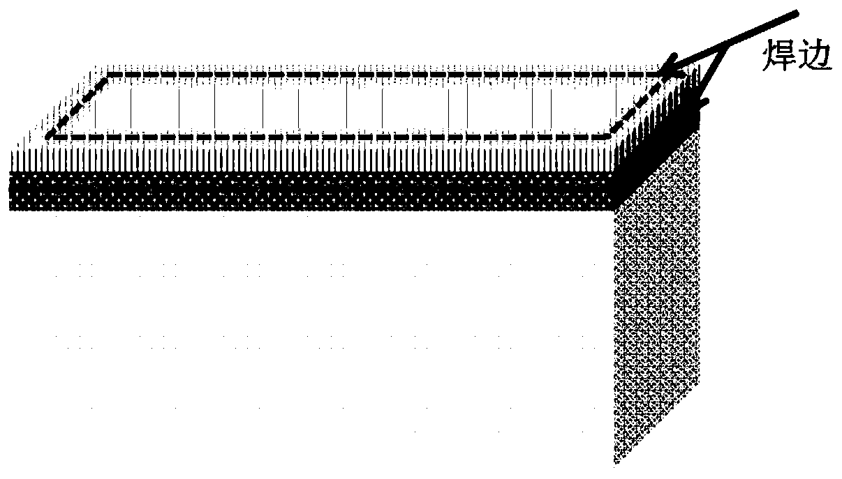 Method for enhancing reliability of parallel seam welding packaging salt mists