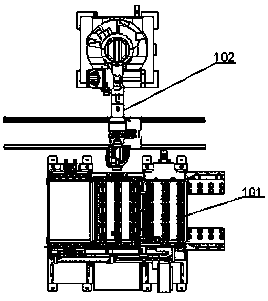 Automatic assembly method and assembly line for gas meter movement