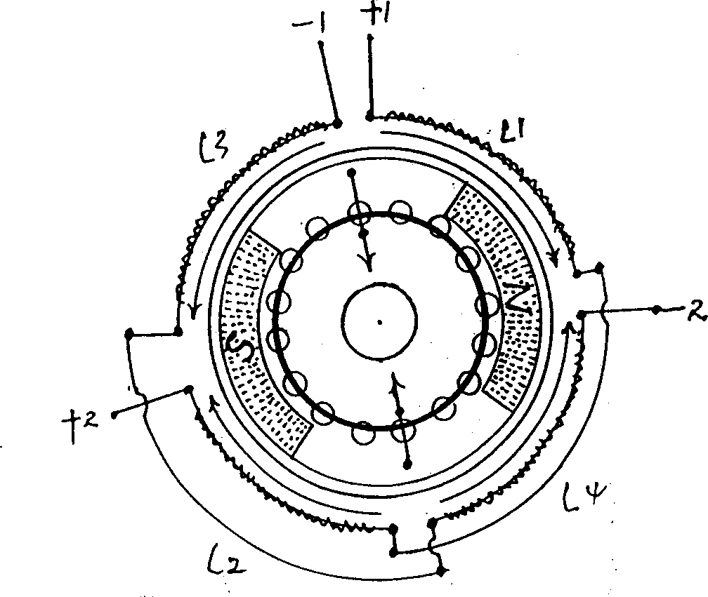 Single-phase AC permanent-magnet synchronous motor