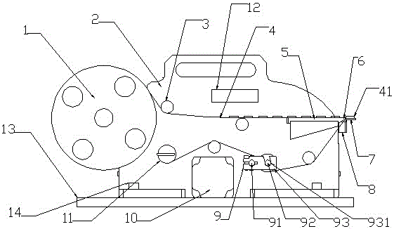 Label stripping device and labeling machine including it