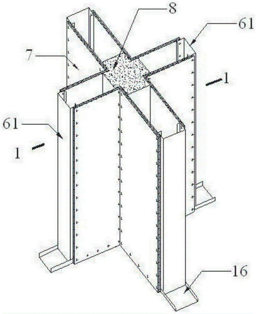 Fully-prefabricated cold-formed steel house modular unit and assembly connection method