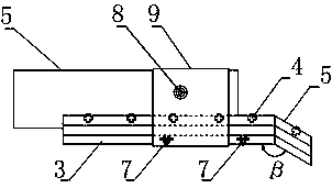 A sleeve installation device for a reel of a coiler