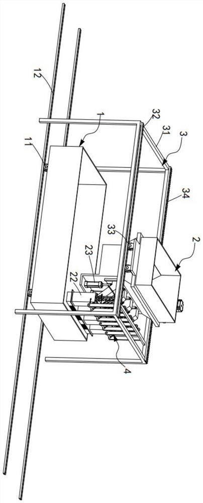 Continuous pouring processing production method for cement products