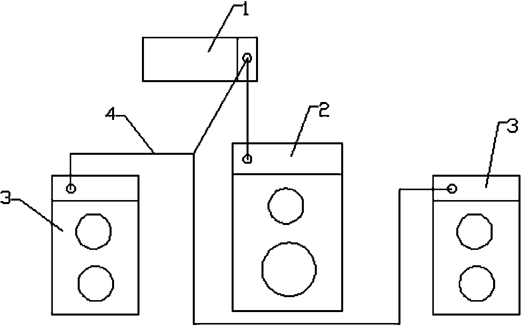 High-fidelity direct-current loudspeaker box set playing and performing system