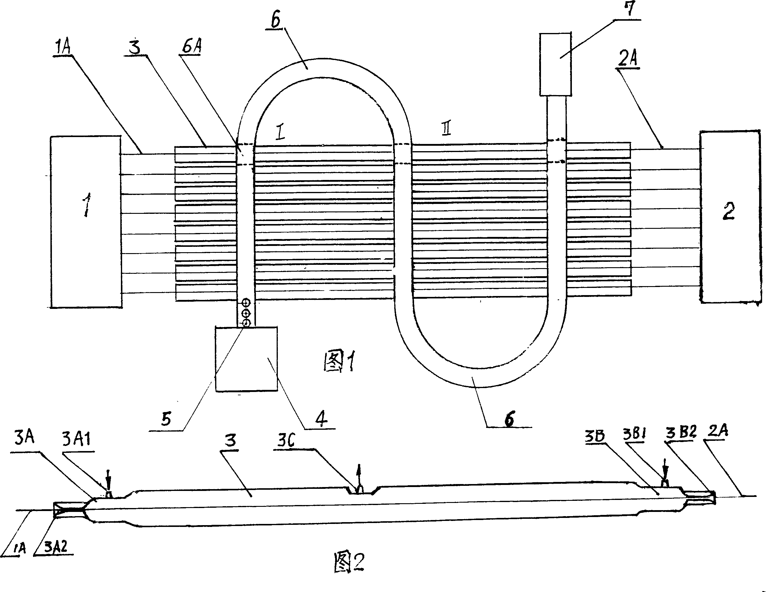 Microwave thermal reaction device for graphitizing carbon fiber and processing technique