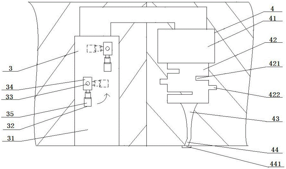 Double-faced machine with cyclic heating function