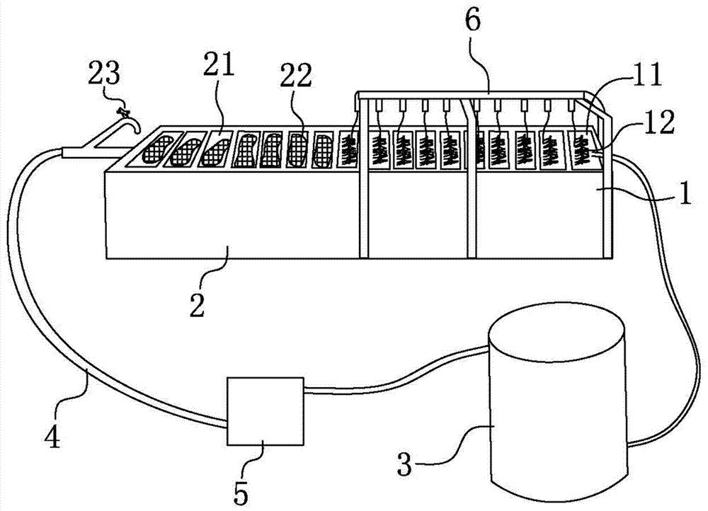 Treatment system for aquaculture wastewater with low carbon-nitrogen ratio and treatment method