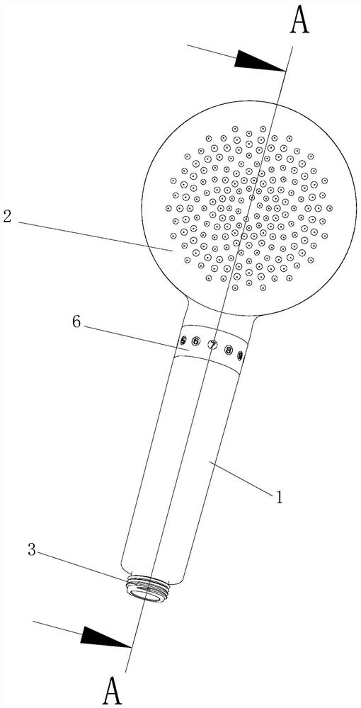 Aromatherapy assembly and shower head with aromatherapy assembly