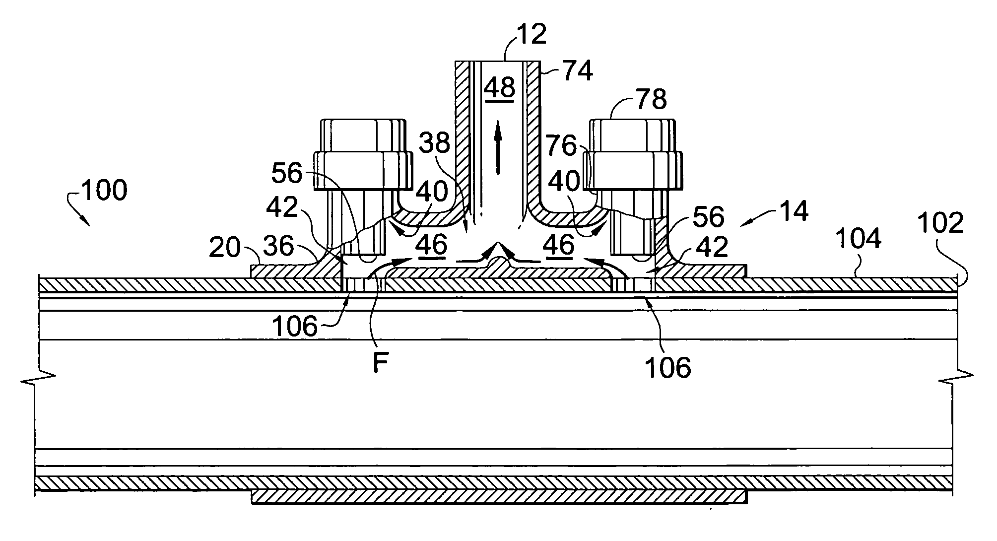 Tapping assembly