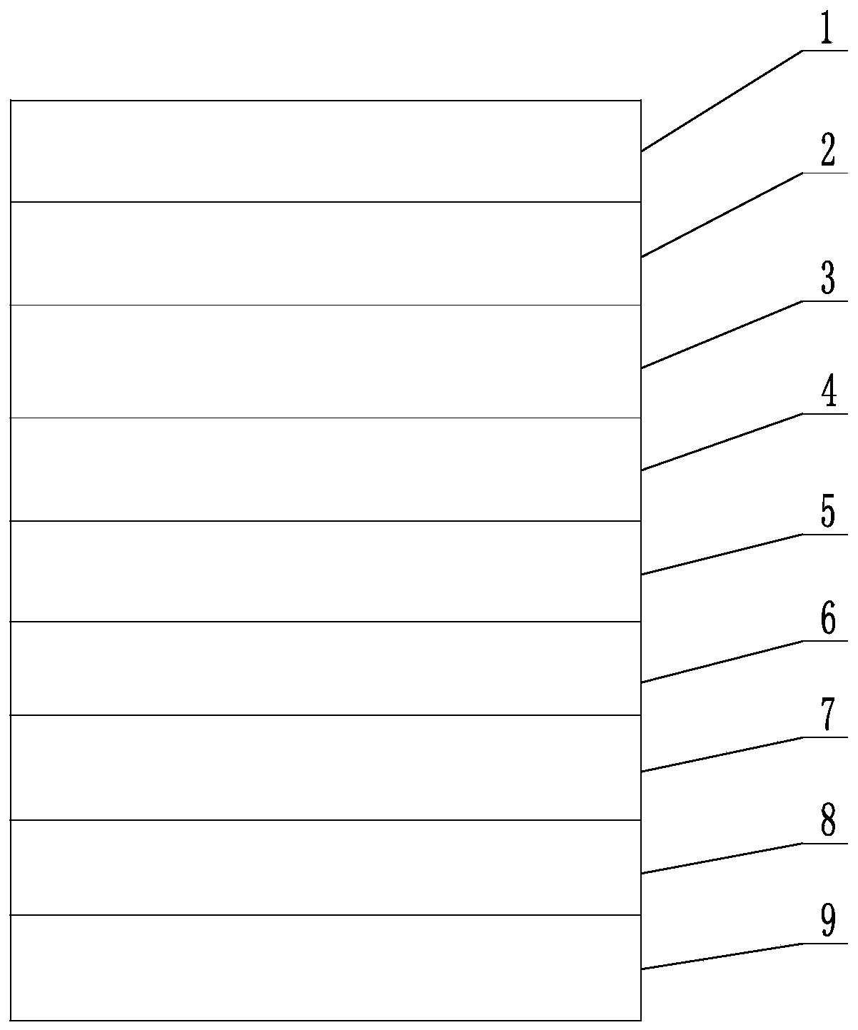 Random physical feature recognition large label and preparation method thereof