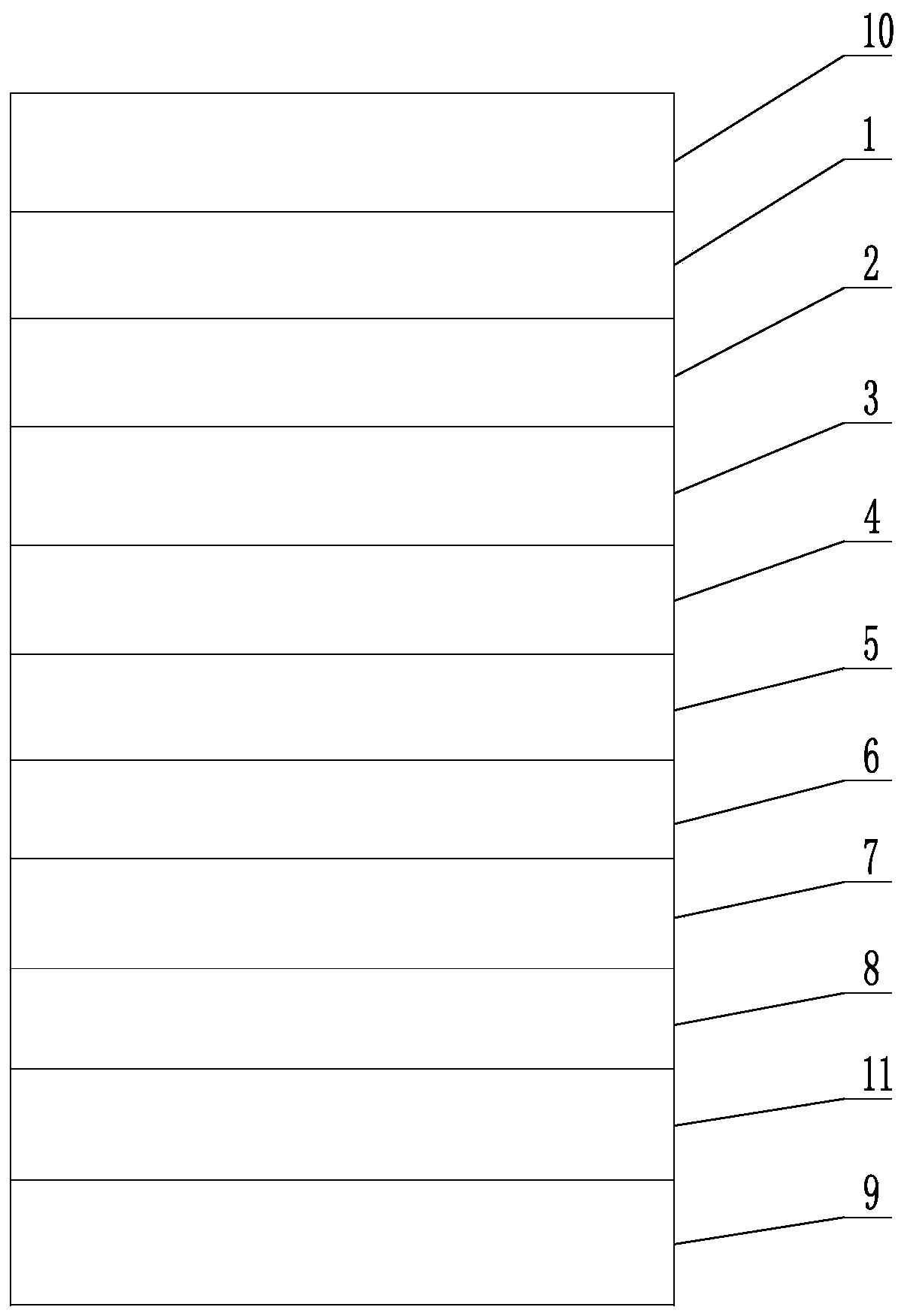 Random physical feature recognition large label and preparation method thereof