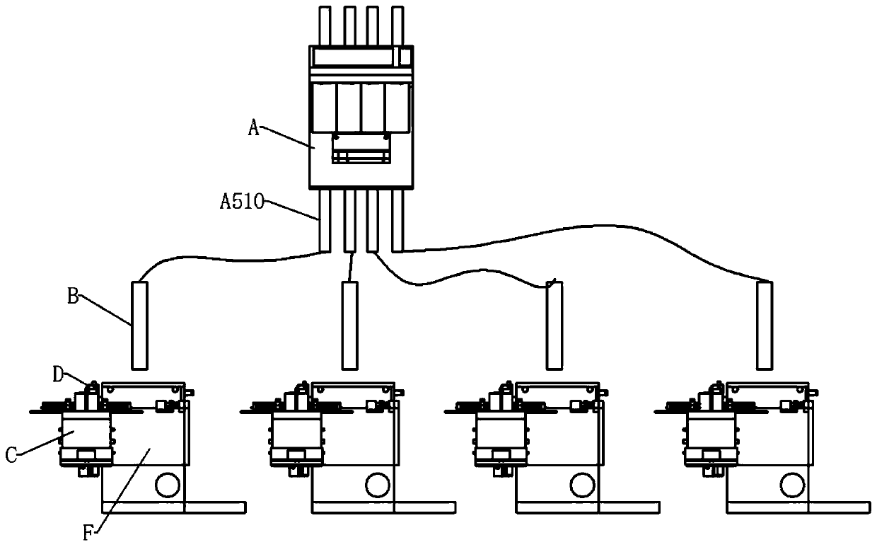 Unwinding module and garbage classification recycling system comprising same