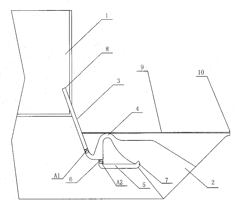 Device for raising water level by using tidal energy