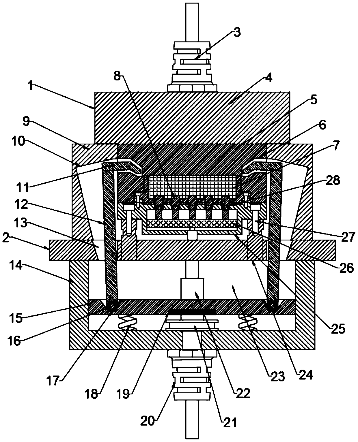Computer interface magnetic attraction assembly and anti-falling computer interface device