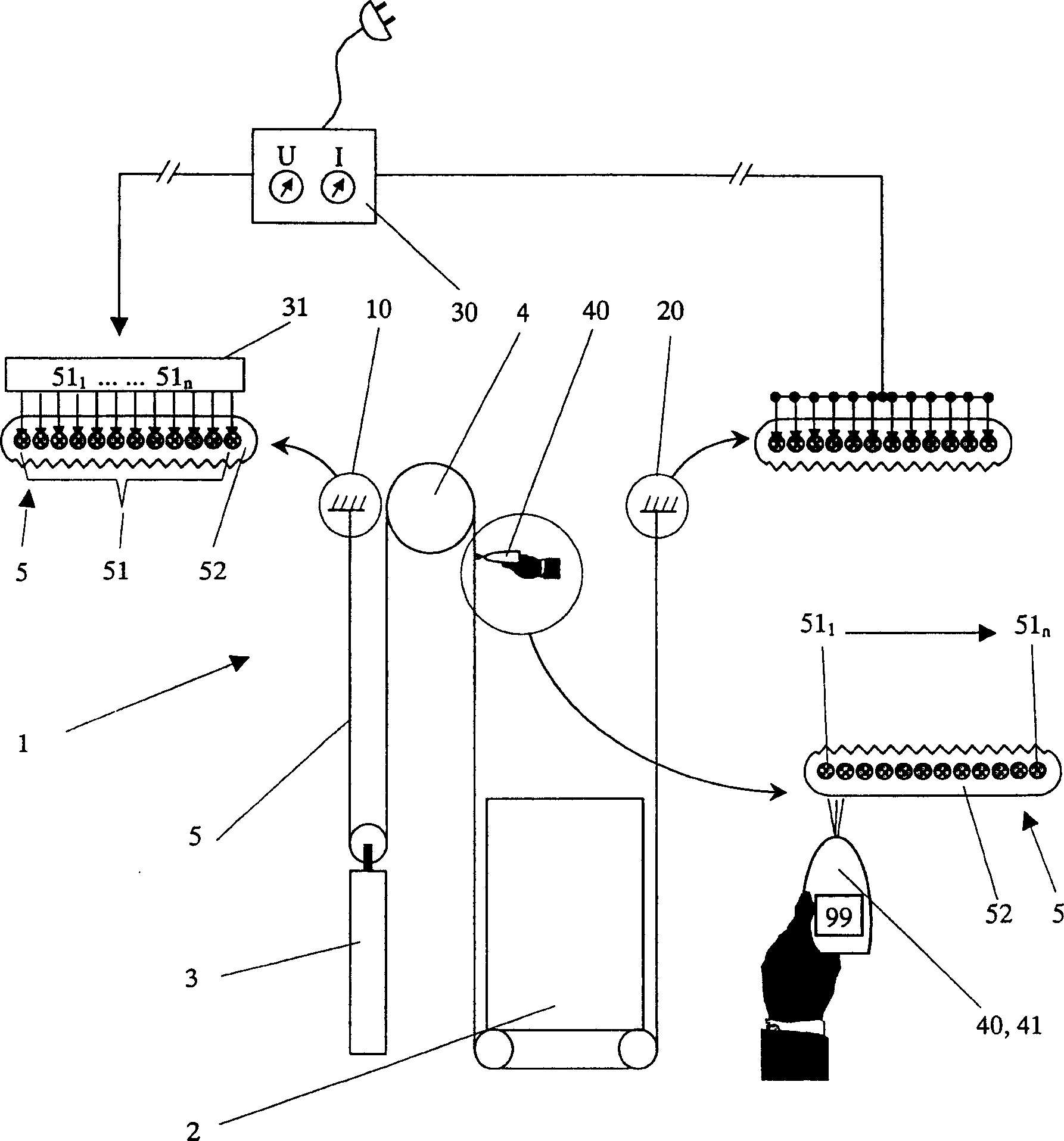 Method and device for checking carrying means