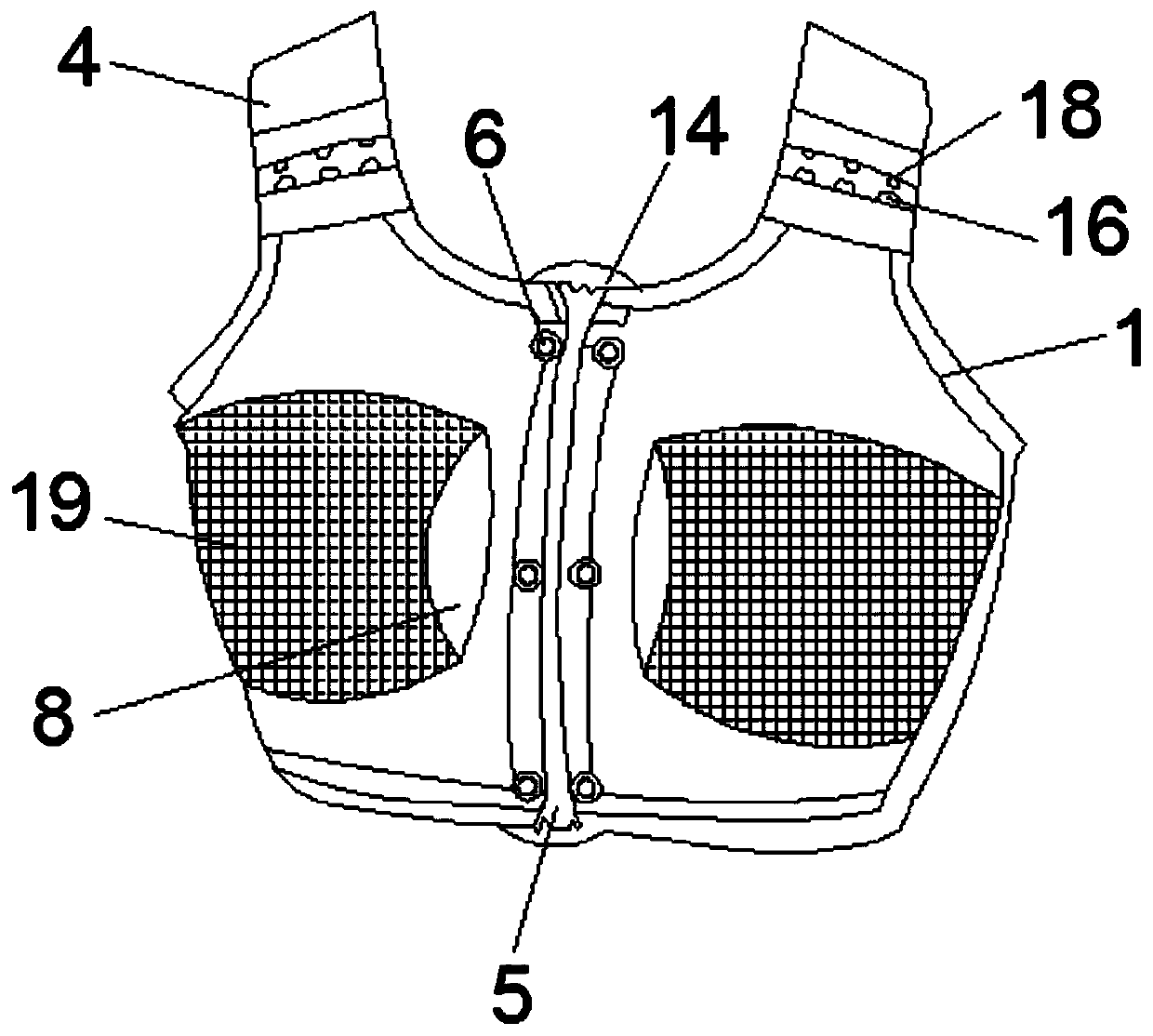 Pressure bandage special for breast surgery and using method thereof