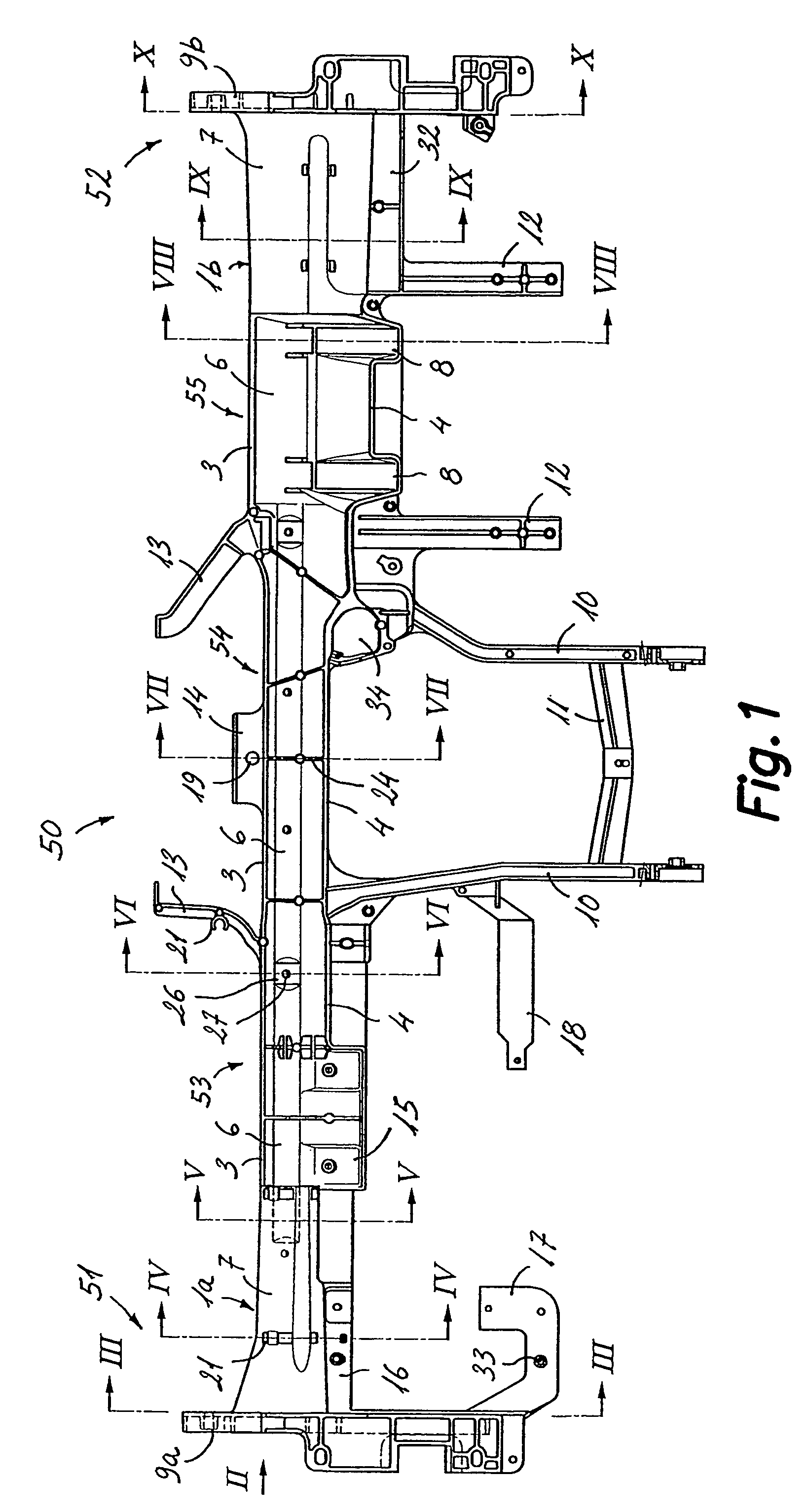 Support crossbeam for an instrument panel