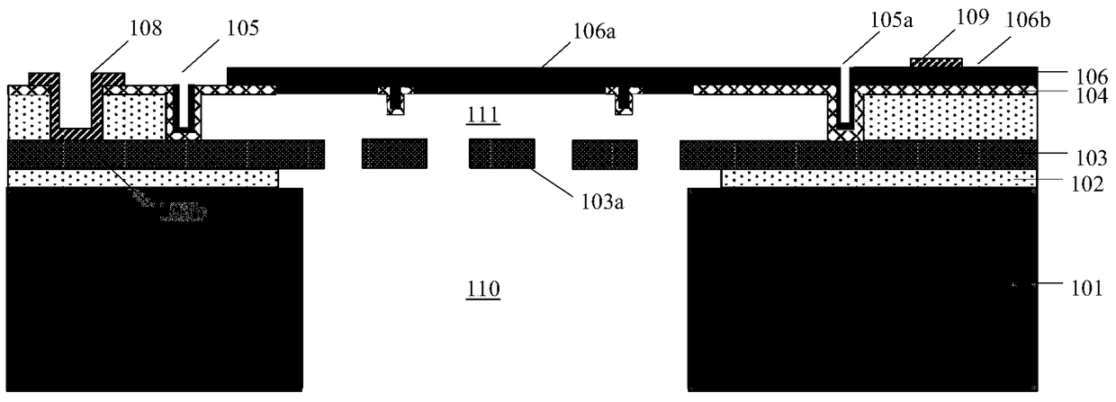 A kind of mems microphone structure and manufacturing method thereof