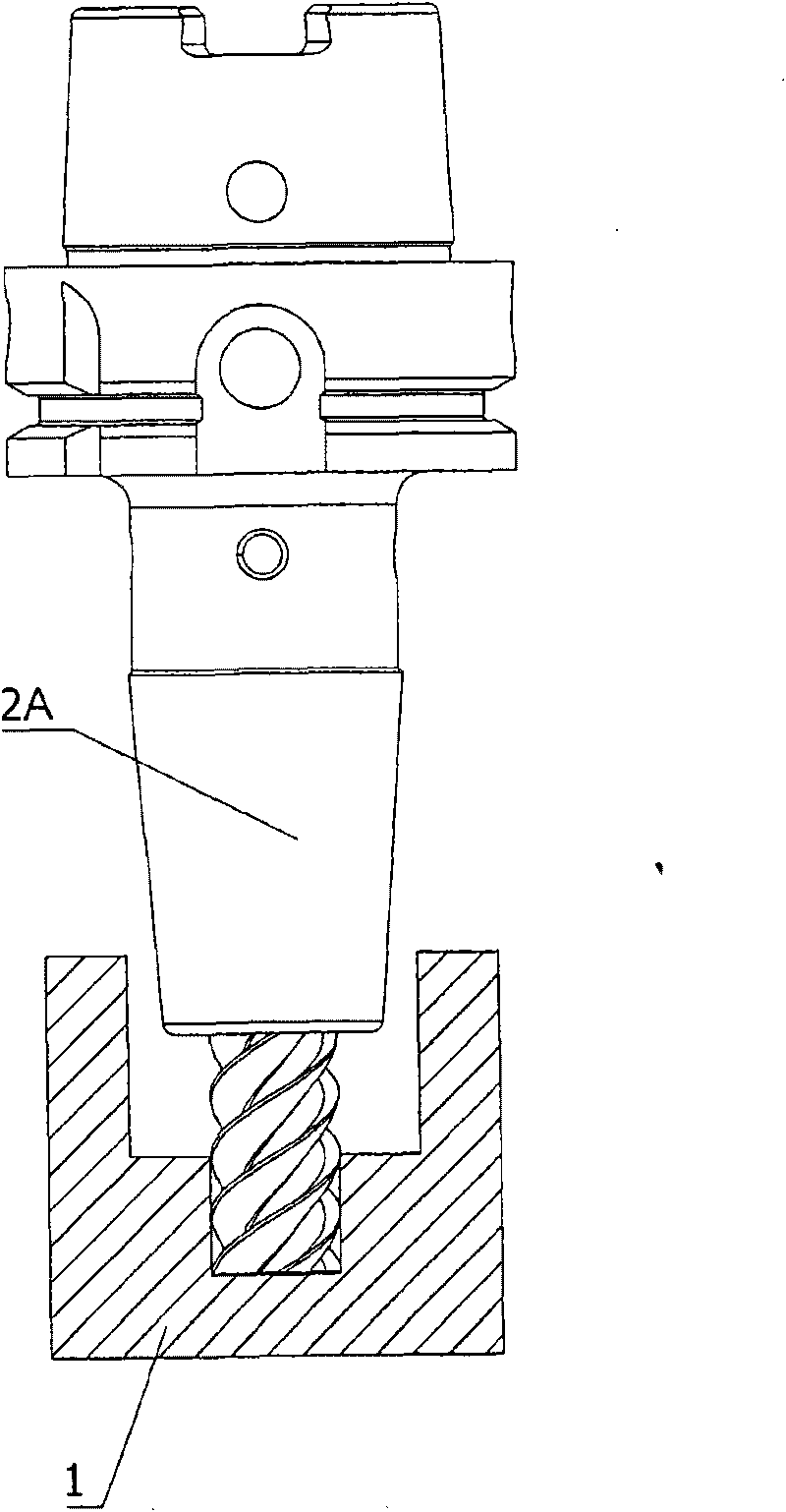 Worm-gear type collet chuck locking mechanism