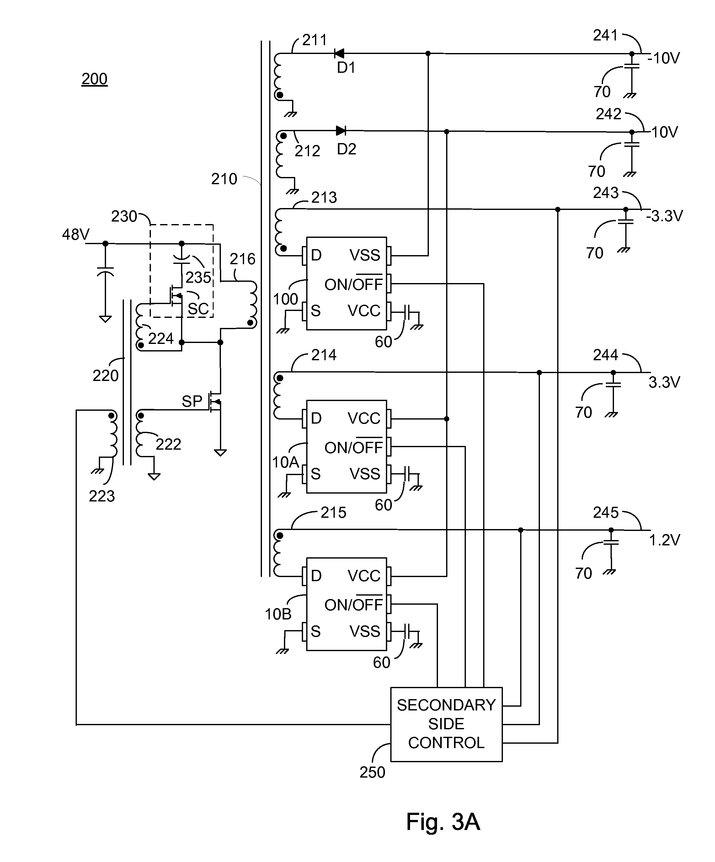 Four quadrant mosfet based switch