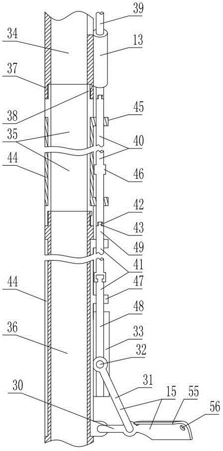 Wire crossing device for power stringing