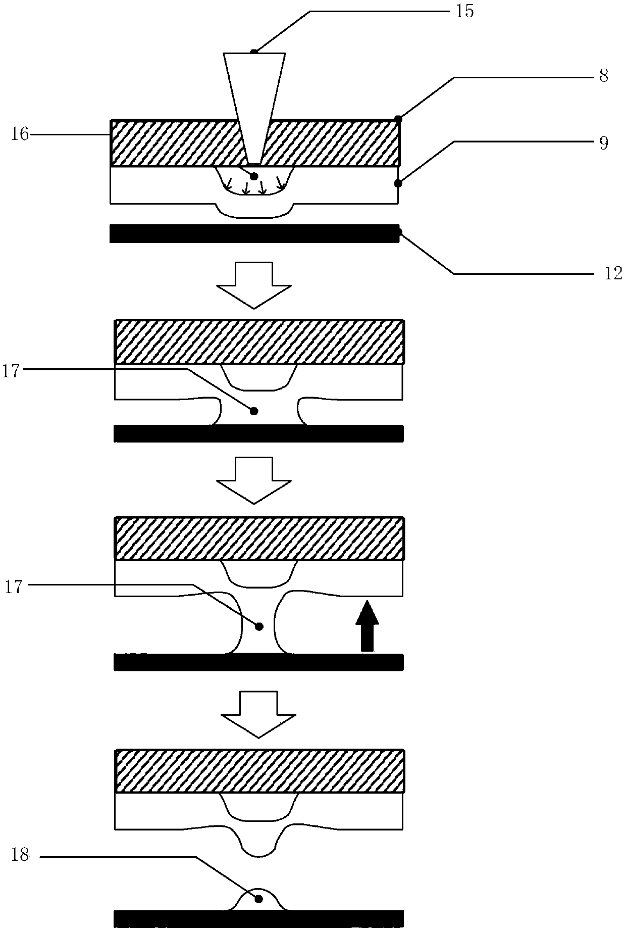 Solder paste laser-induced forward transfer device and method