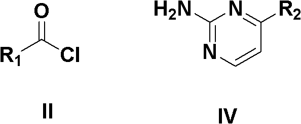 N-substituted pyridine acyl-N-substituted pyrimidyl thiourea derivant as well as preparation and application thereof