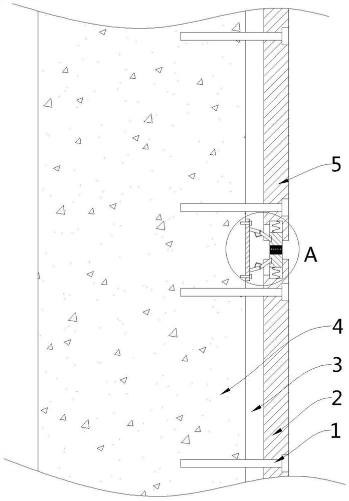 Fabricated building external wall heat preservation device