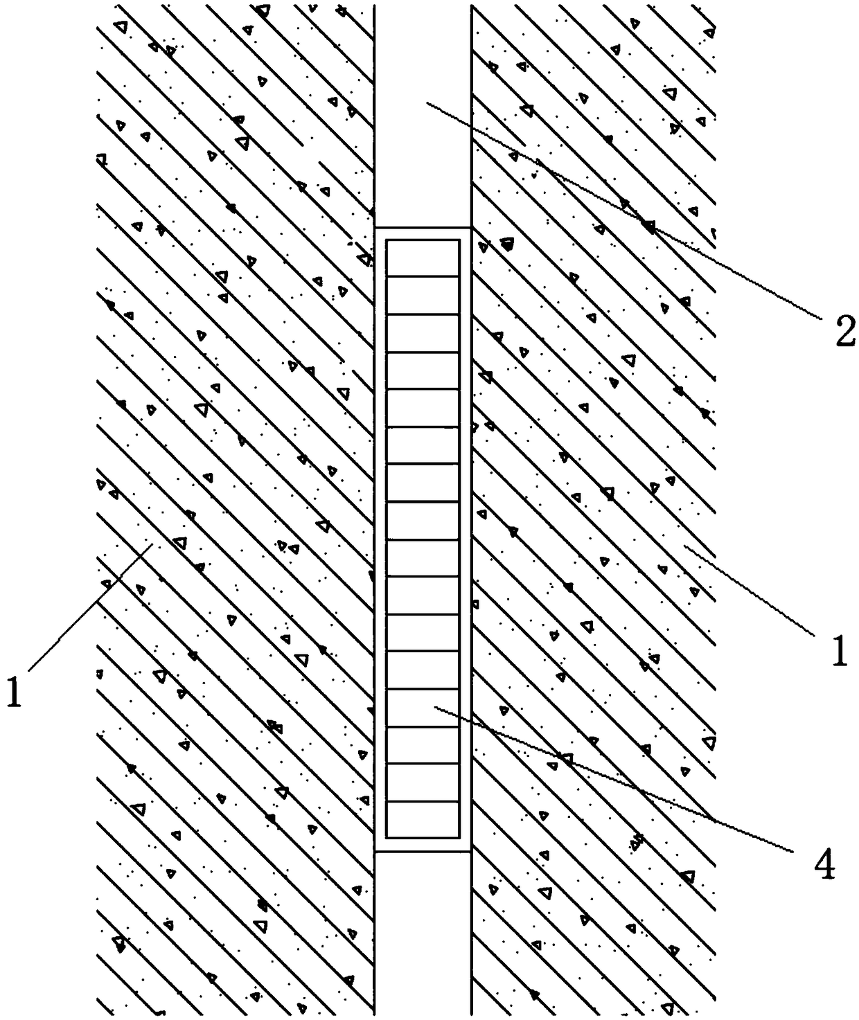 Floor split joint ventilating pipe structure and ventilating structure