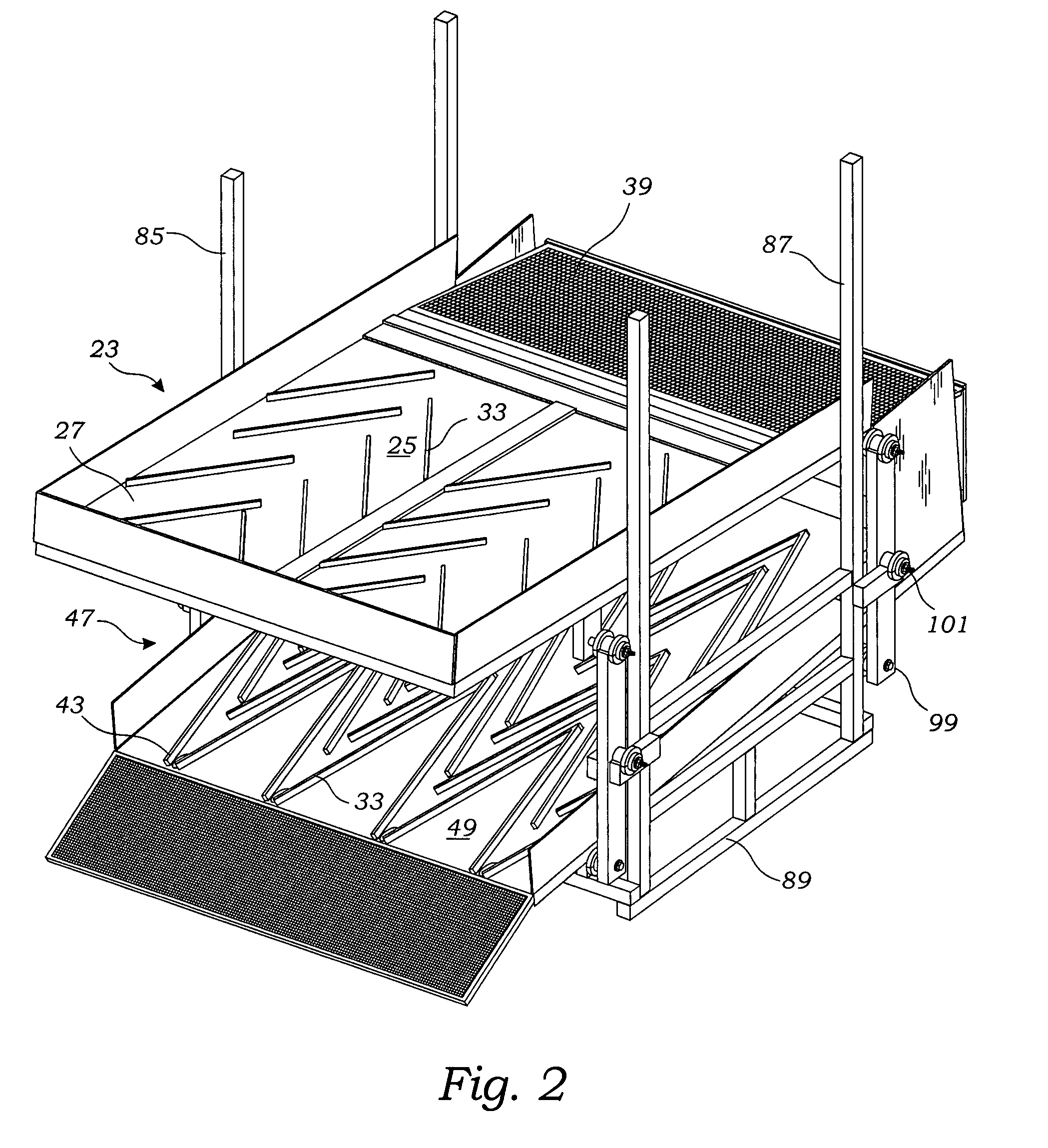 Sluice assembly for separating heavy particles from slurry
