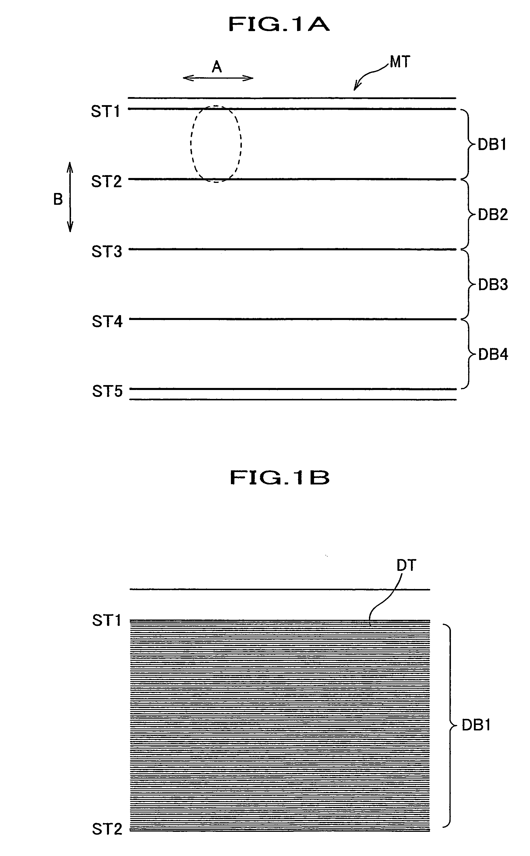 Magnetic tape drive with recording head group providing high density data signal recording