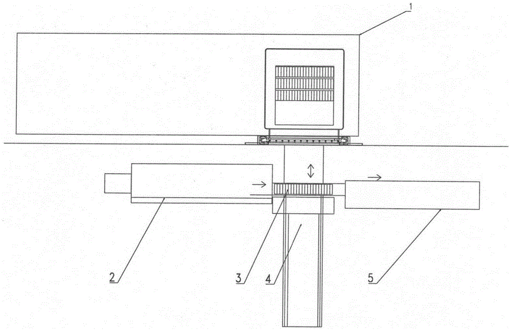Full-automatic feeding and discharging mechanism for freeze-drying tablet production equipment
