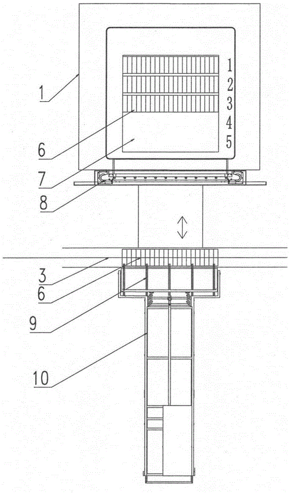 Full-automatic feeding and discharging mechanism for freeze-drying tablet production equipment