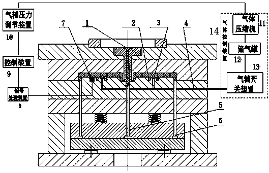 An external gas-assisted injection molding method and molding equipment based on ultrasonic measurement
