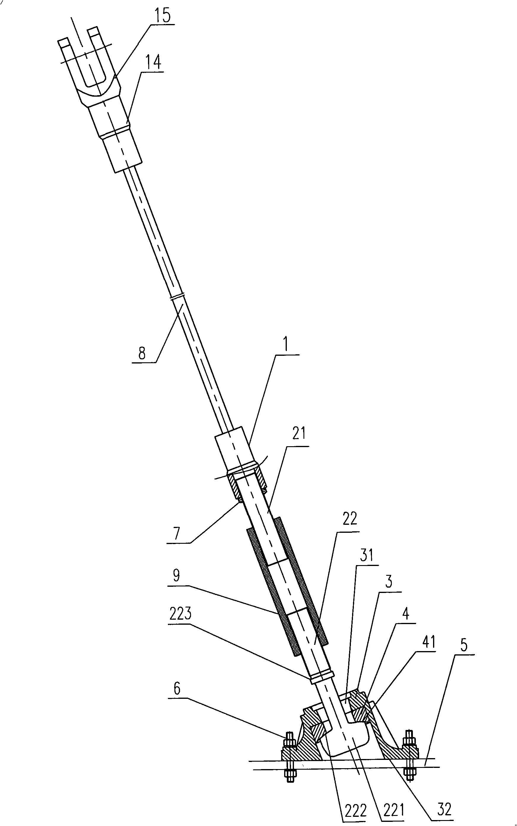 Suspension cable of space cable rope structure