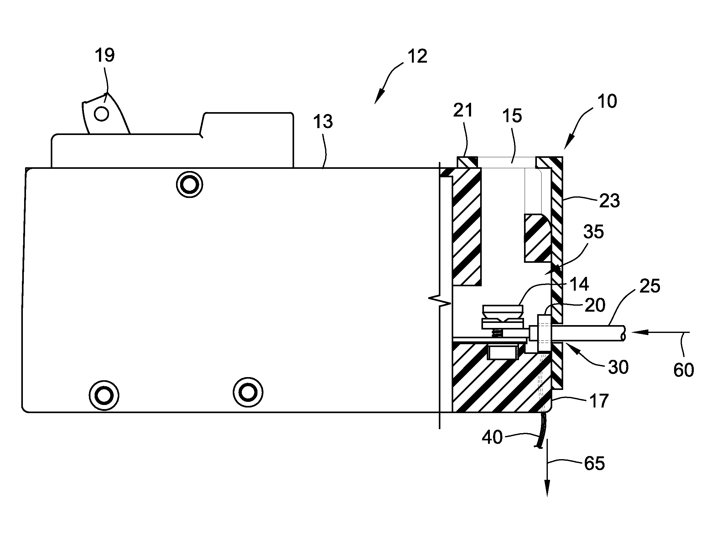 Terminal shield with integrated current transformer
