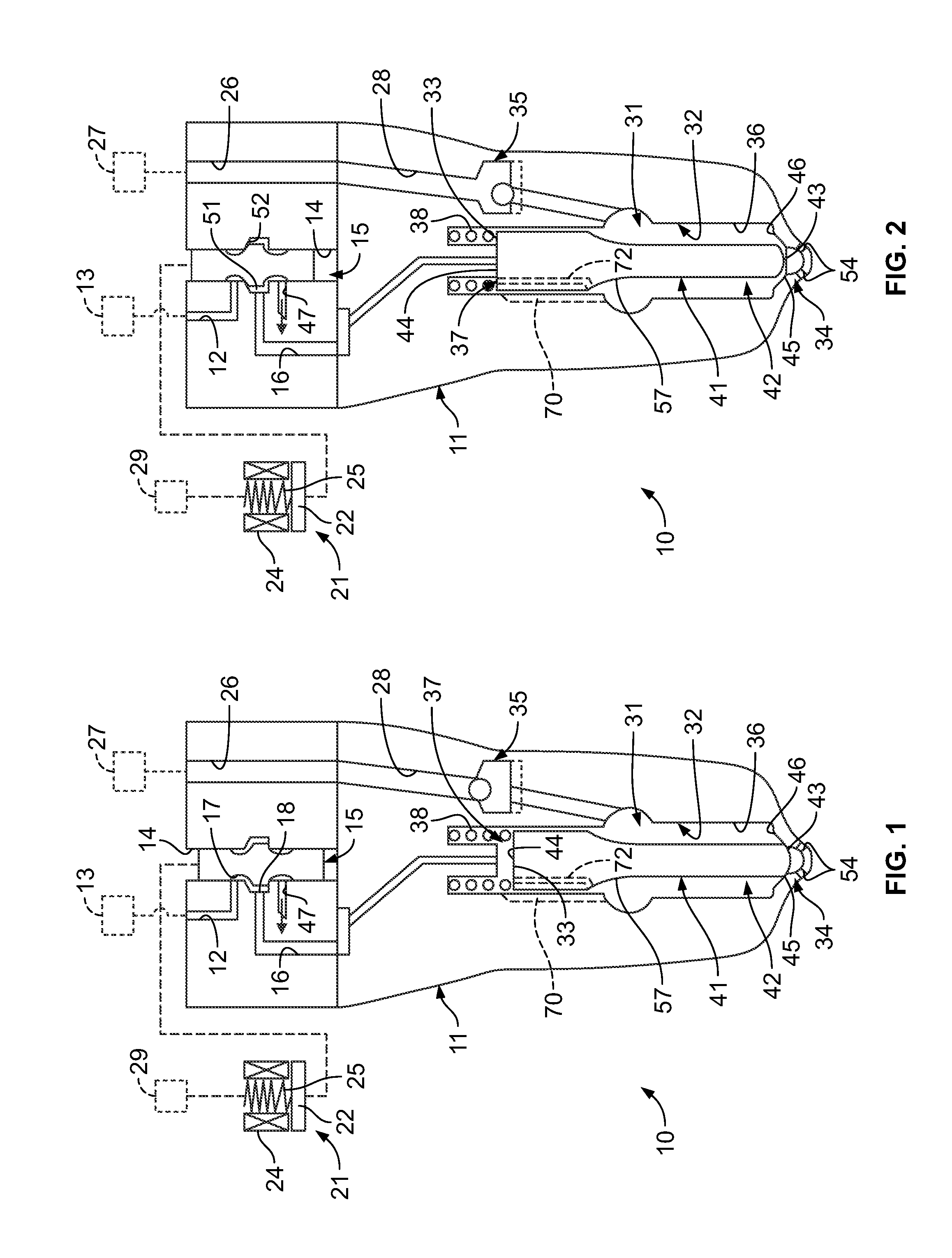 Single Actuator Fuel Injector for Duel Fuels