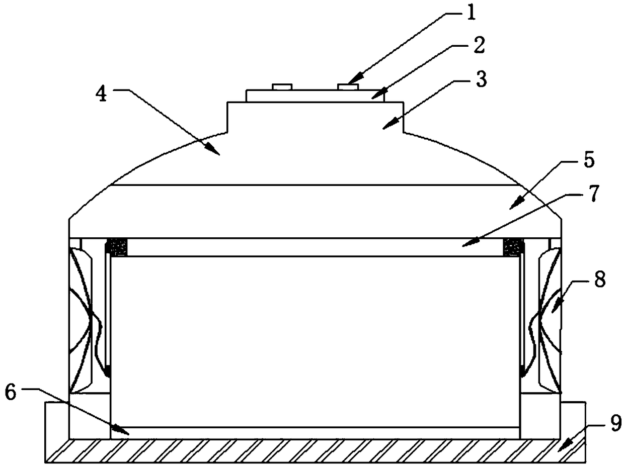 Anti-dizzy constant-temperature controlled lamp