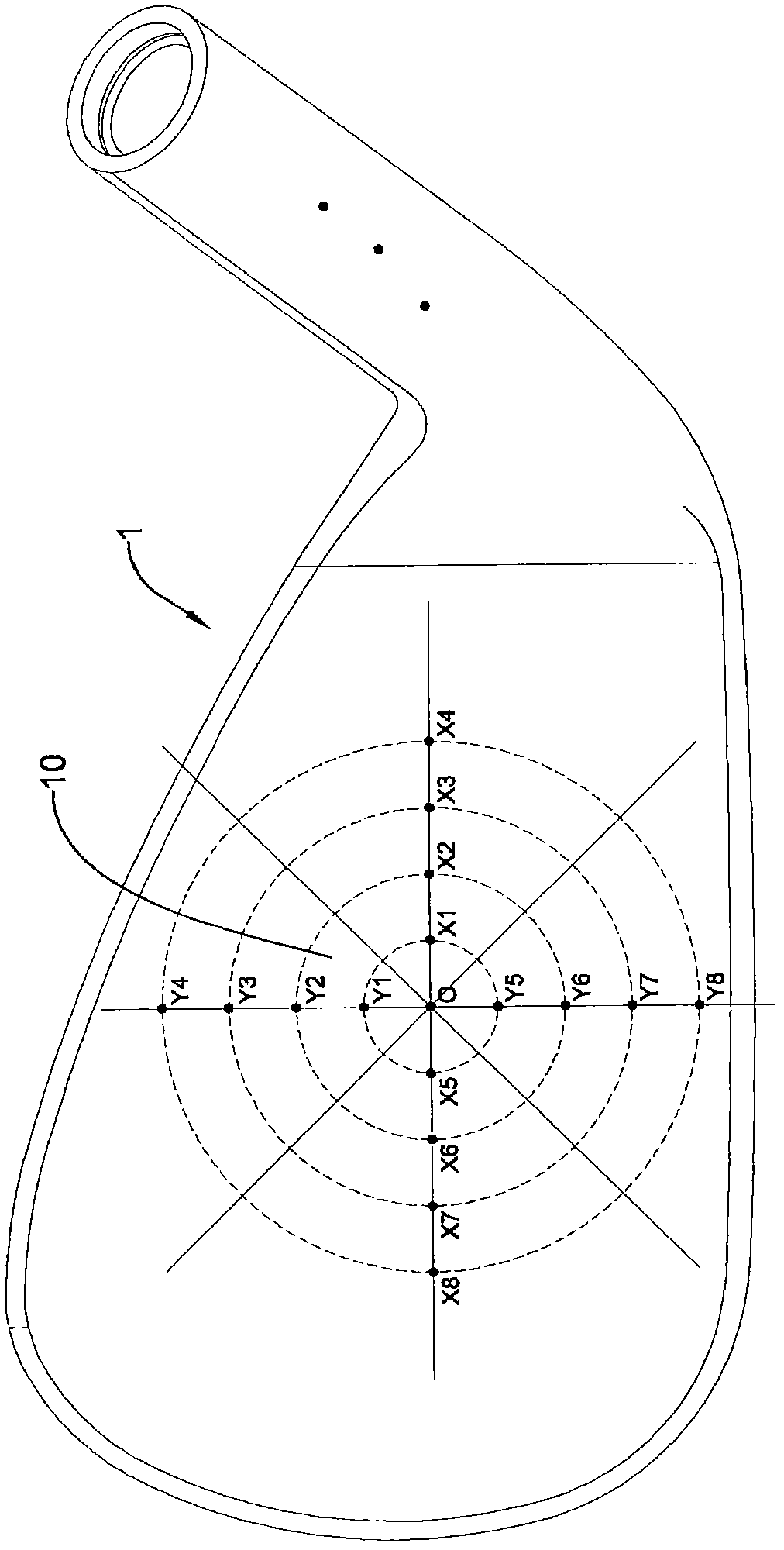 Method for manufacturing head of iron golf stick