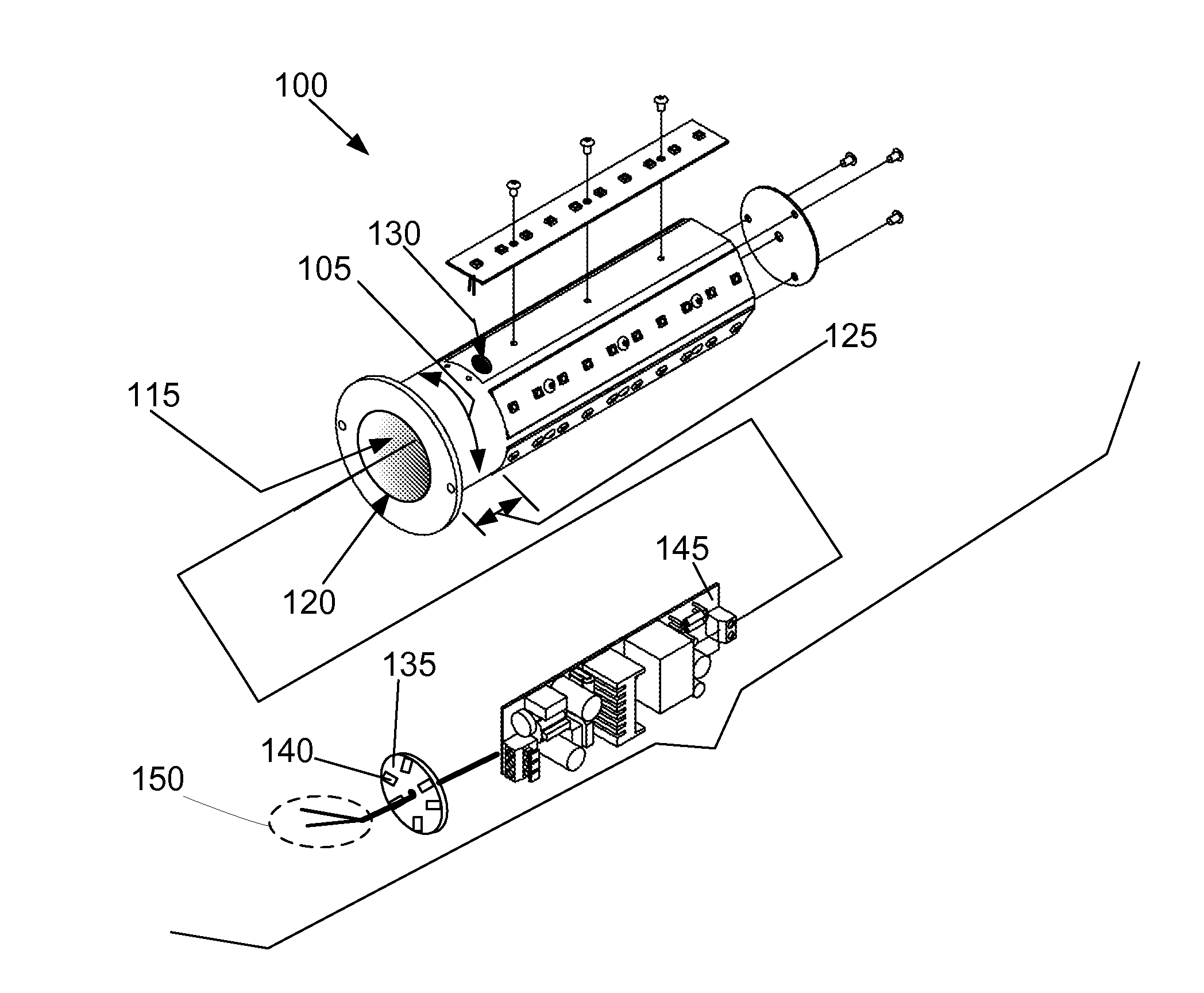 Method of making an LED lamp