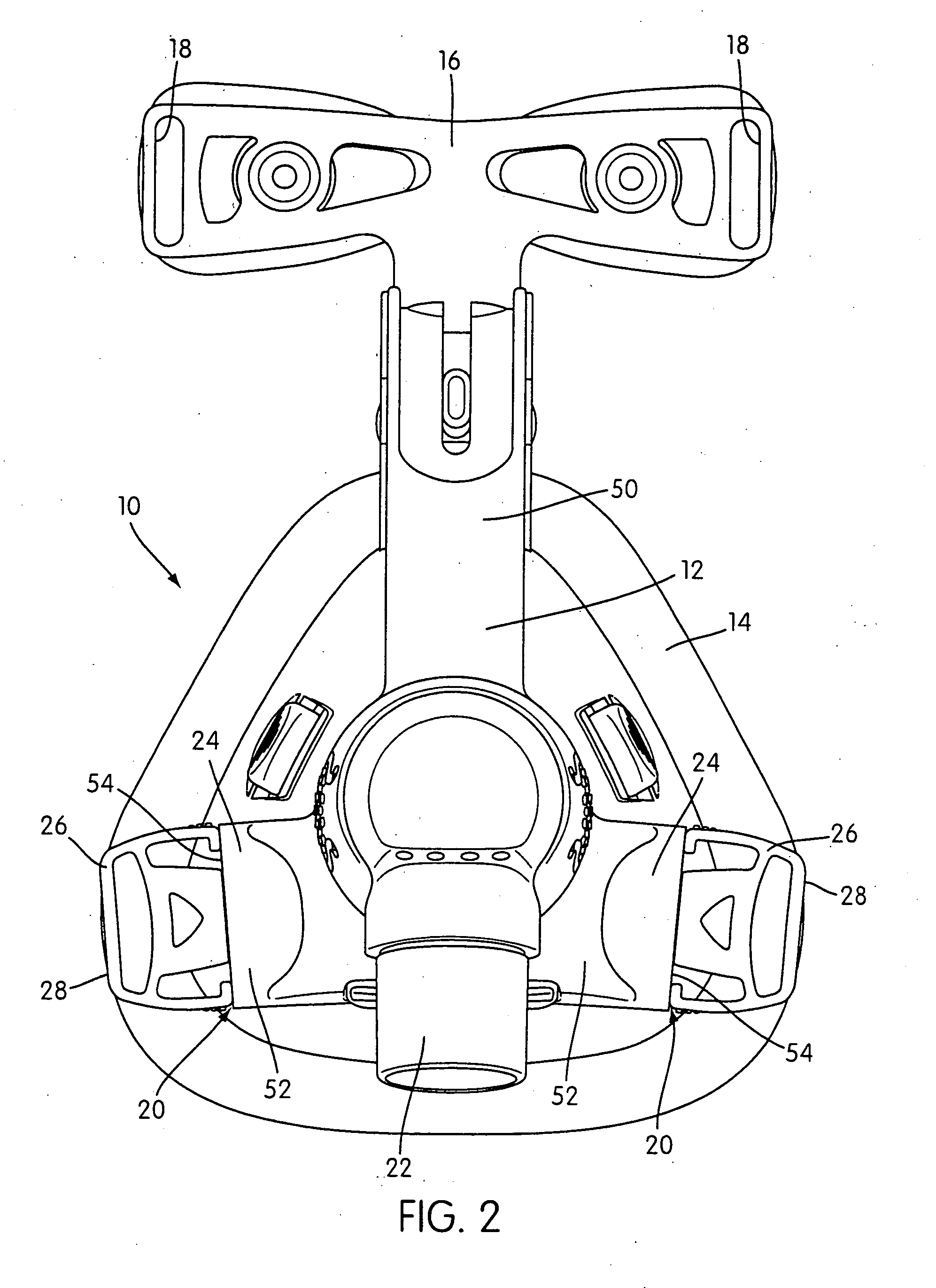 Headgear connection assembly for a respiratory mask