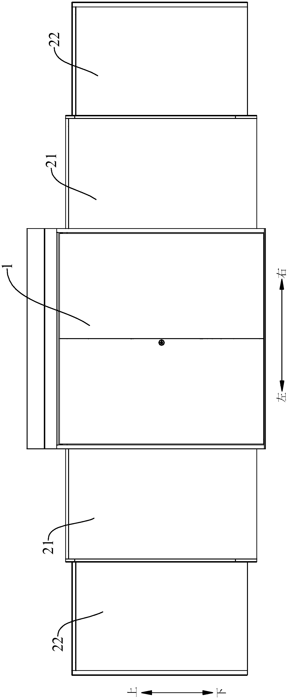 Sliding door of platform door and platform door equipped with sliding door