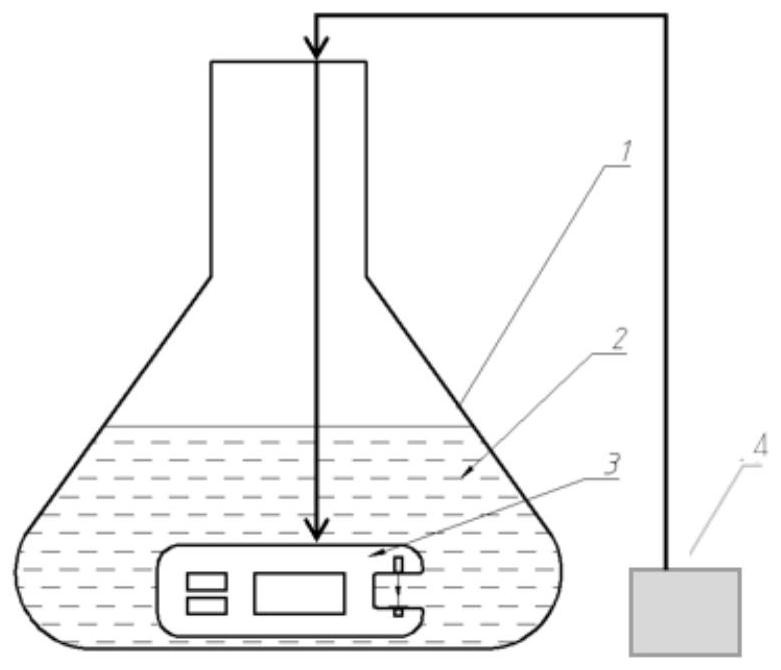 Self-adapting-brightness-controlled online biomass detection device