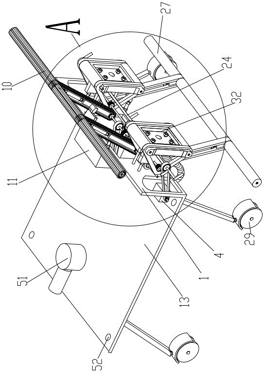 A wall cleaning robot body device